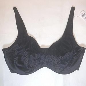 Soma Stunning Support Unlined Underwire Minimizer Bra 34DD Black